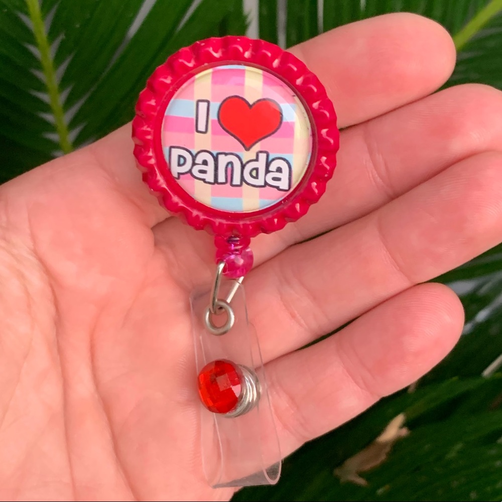 🎁BOGO FREE SALE🎁 I❤️Panda Badge Holder